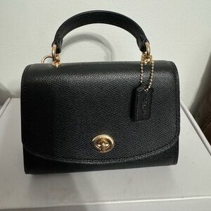 Black Leather mini bag